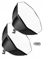 Набор постоянного LED света Deep октабокс 70см 120Wx2 Е27 1